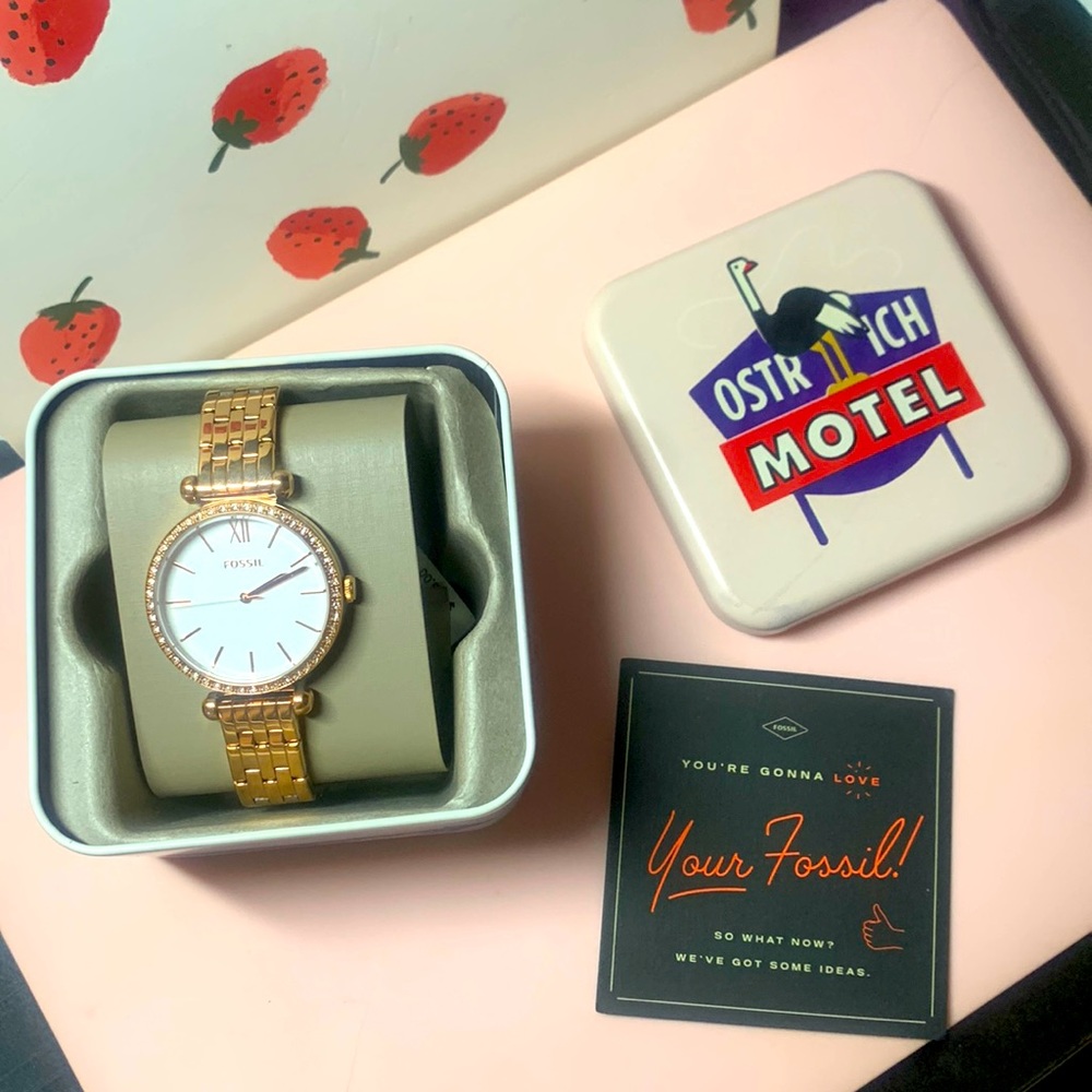 FOSSIL Rose Gold-Tone Stainless Steel Watch